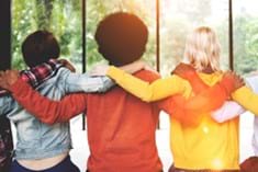 rear view arms around